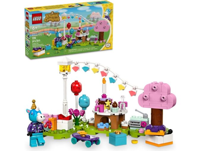 LEGO® Animal Crossing™ 77046 Julian a oslava narozenin