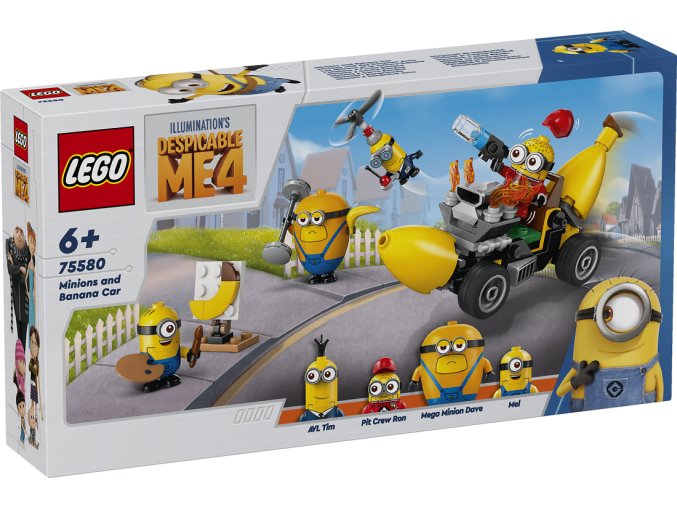 LEGO® Minions 75580 Mimoni a banánové auto