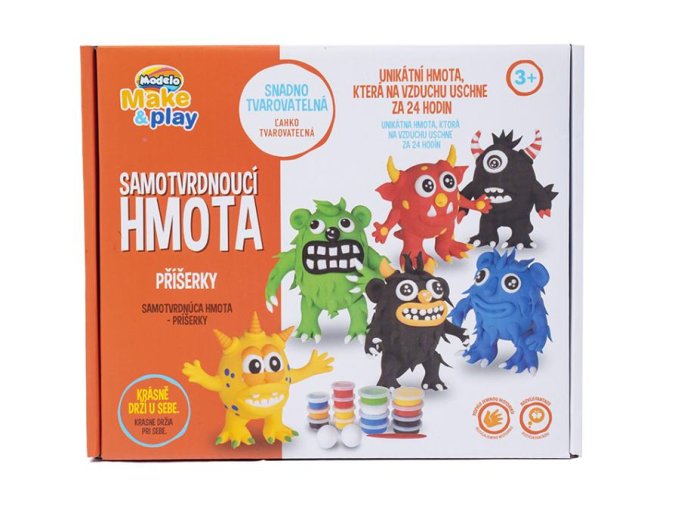 MODELO Samotvrdnoucí hmota - příšerky