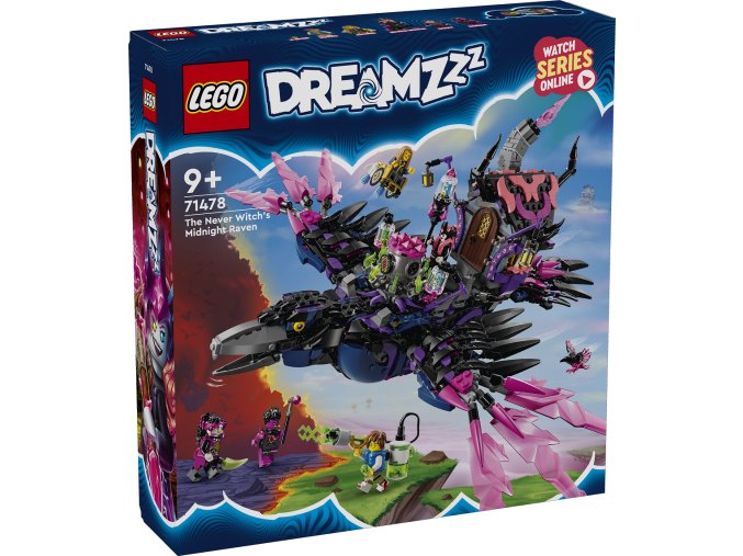 LEGO® DREAMZzz™ 71478 Nikdyčarodějnice a její Půlnoční krkavec