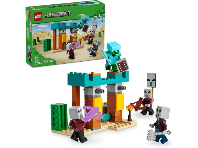 LEGO® Minecraft® 21267 Pouštní hlídka zákeřníků