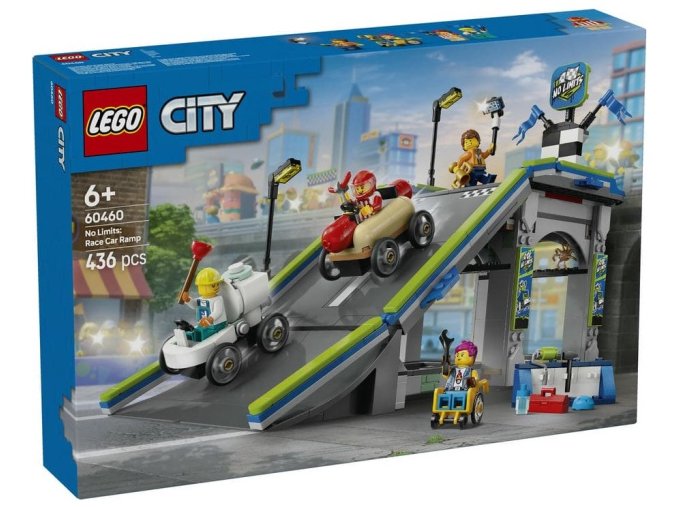 LEGO® City 60460 Tvoje pravidla: Závodní dráha s rampami