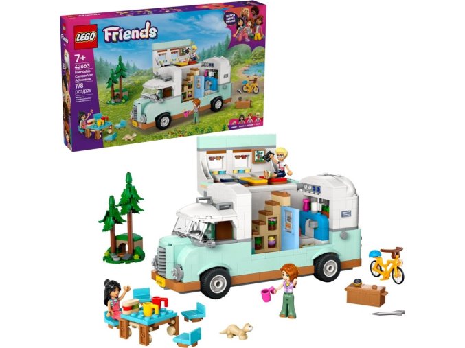 LEGO® Friends 42663 Dobrodružství s karavanem přátelství