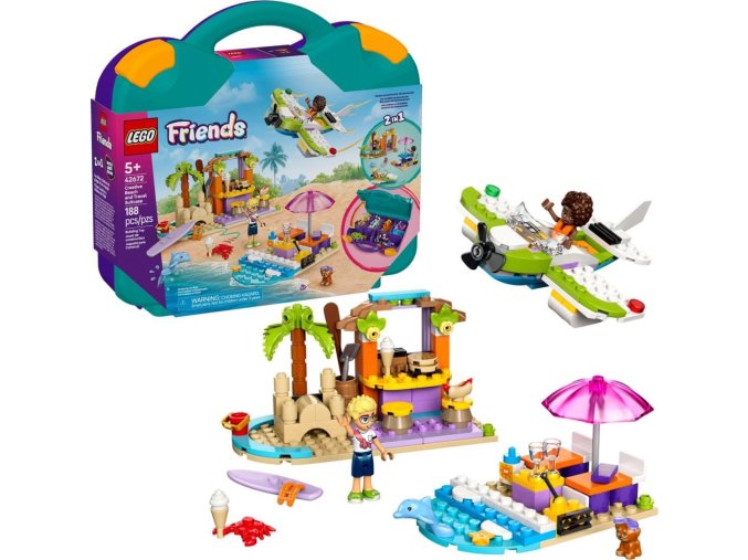 LEGO® Friends 42672 Kreativní plážový a cestovní kufřík