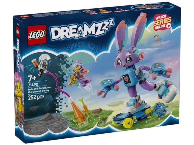 LEGO® DREAMZzz™ 71490 Izzie a herní králíček Bunchurro
