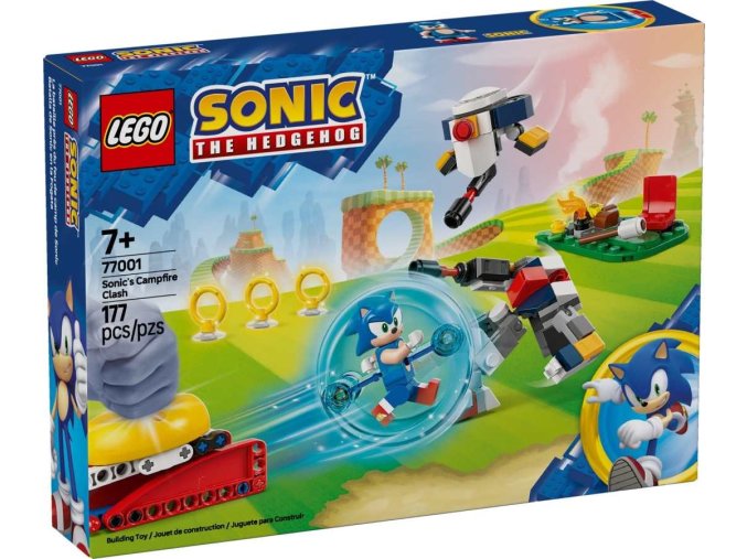 LEGO® Sonic the Hedgehog™ 77001 Sonic a souboj u táboráku