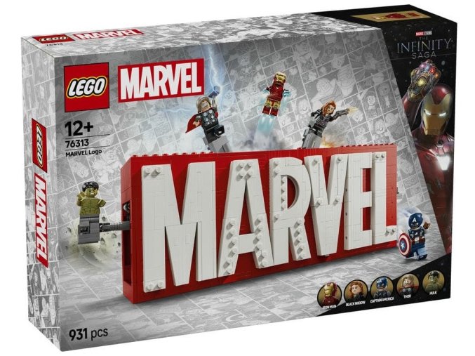 LEGO® Marvel 76313 Logo MARVEL a minifigurky