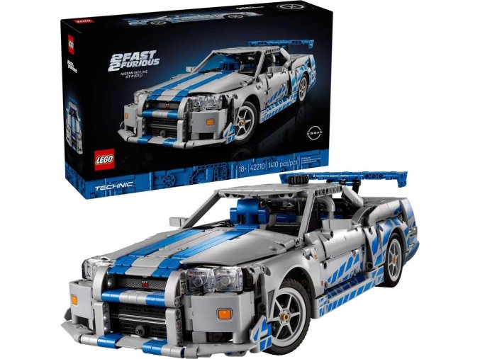 LEGO® TECHNIC 42210 2 Fast 2 Furious Auto Nissan Skyline GT-R (R34)