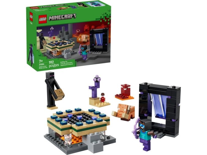 LEGO® Minecraft® 21584 Cesta portálem do Netheru a Endu