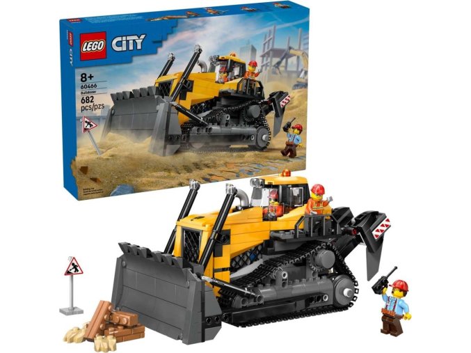 LEGO® CITY 60466 Žlutý buldozer
