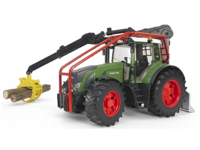 BRUDER 3042 Traktor Fendt 936 Vario s ramenem a navijákem