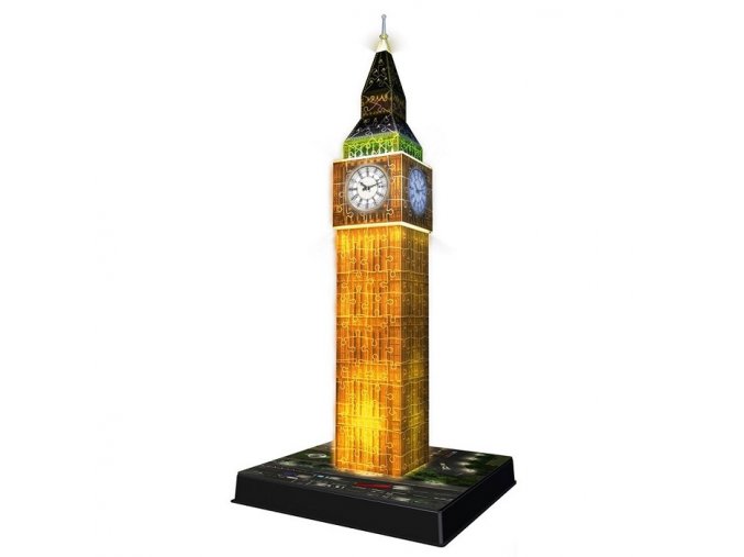 3D puzzle Big Ben - noční edice 216 dílků, Ravensburger