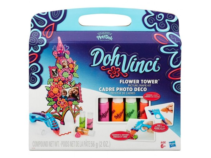 Play-Doh DohVinci Set Dekorovací květinová věž