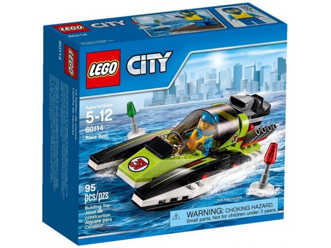 LEGO City 60114 Závodní člun