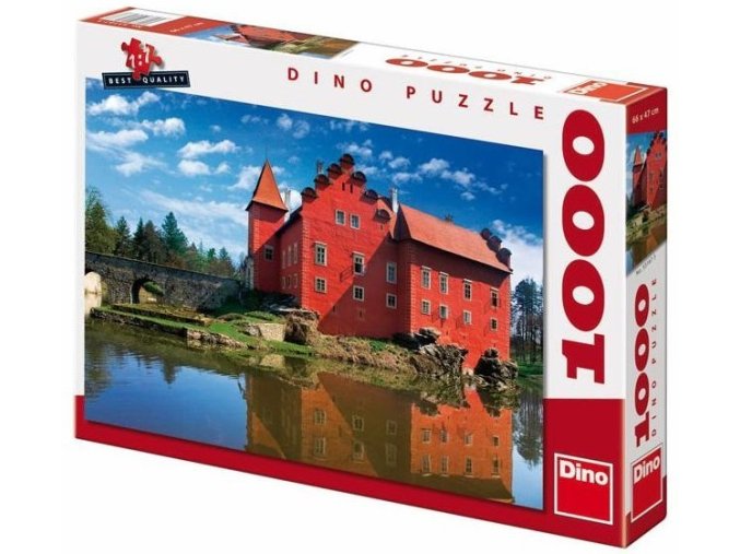 puzzle Zámek Červená Lhota 1000d, Dino