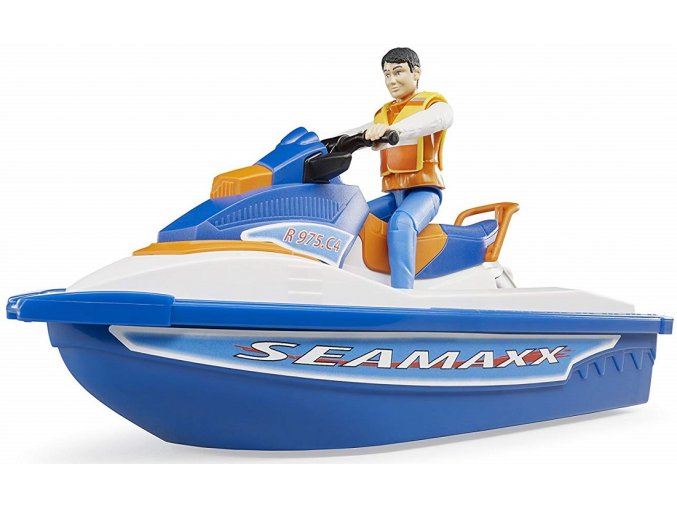 Bruder 63150 Bworld Vodní skútr Seamaxx s figurkou