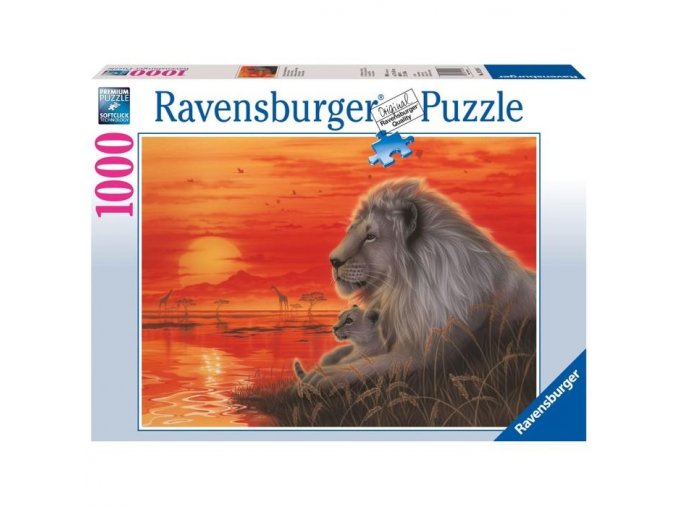 puzzle Afrika 1000d, Ravensburge