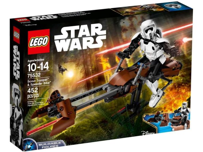 LEGO Star Wars 75532 Průzkumný voják a speederová motorka1