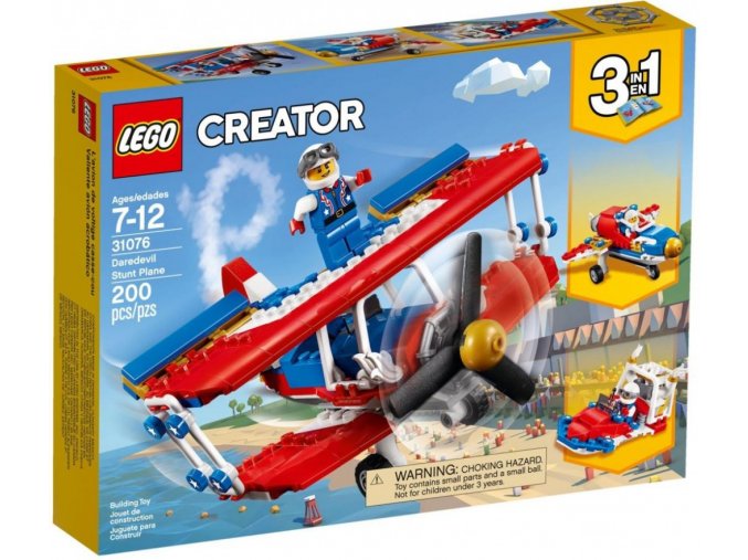 LEGO Creator 31076 Odvážné kaskadérské letadlo