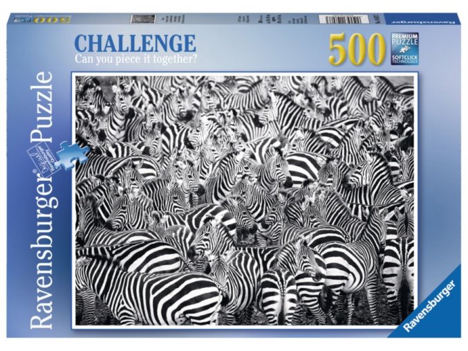 m puzzle challenge zebry 500 dilku 42284