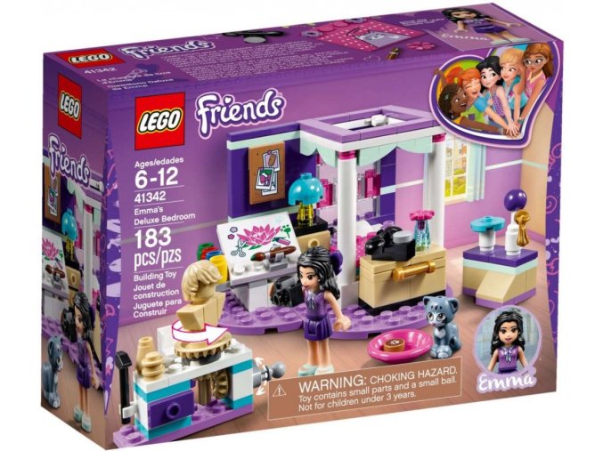 LEGO Friends 41342 Ema a její luxusní pokojíček