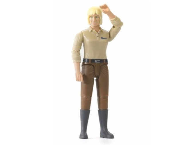 BRUDER 60401 Bworld Figurka - žena světlé vlasy (HB)