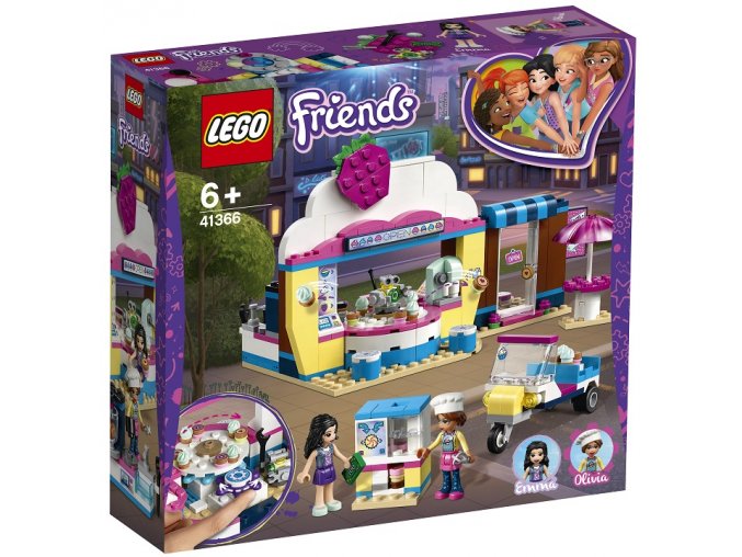 LEGO Friends 41366 Olivia a kavárna s dortíky