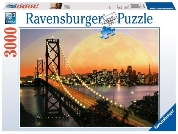 puzzle San Francisco v noci 3000d, Ravensburger