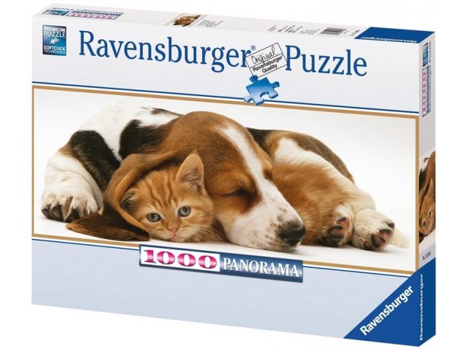 puzzle Nejlepší přítel 1000d, panorama, Ravensburger
