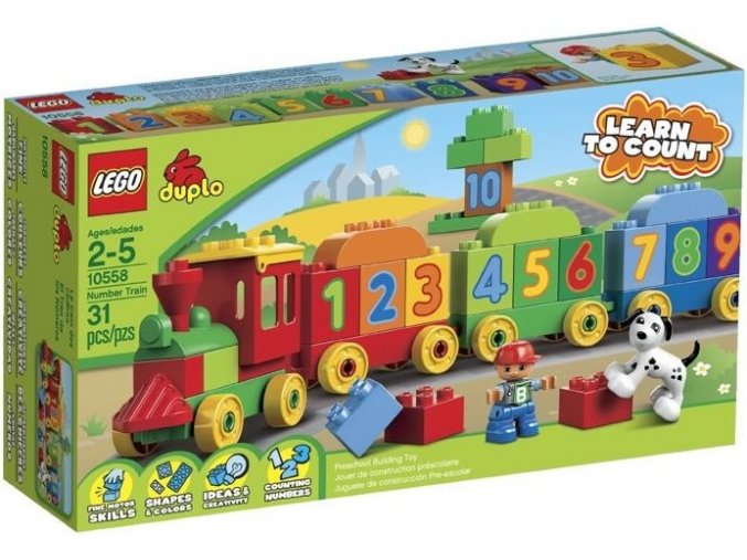 LEGO DUPLO 10558 Vlacek plny cisel 1