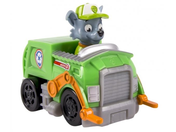 Spin Master Paw Patrol Malá vozidla s figurkou Rocky Záchranářské auto