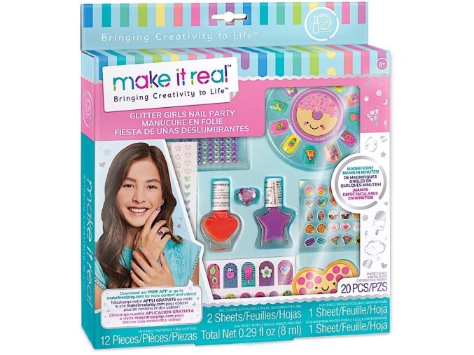 Make It Real Laky na nehty se zdobením