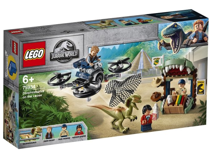 LEGO Jurassic world 75934 Dilophosaurus na útěku