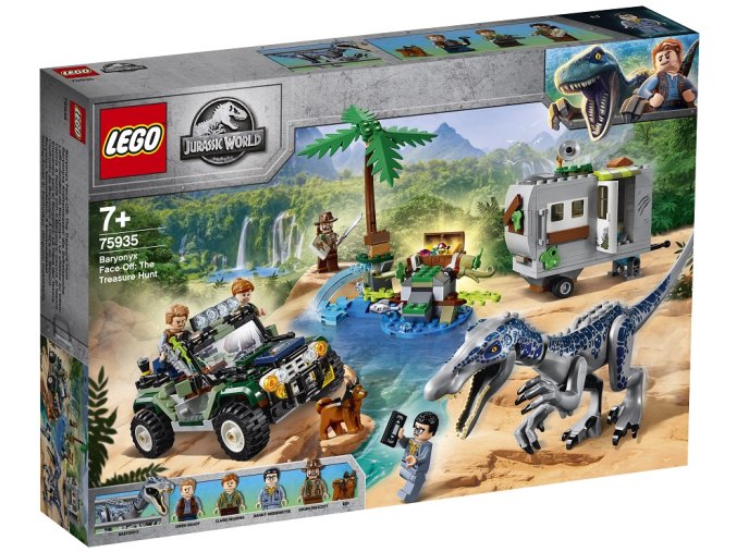 LEGO Jurassic World 75935 Setkání s Baryonyxem: Hon za pokladem