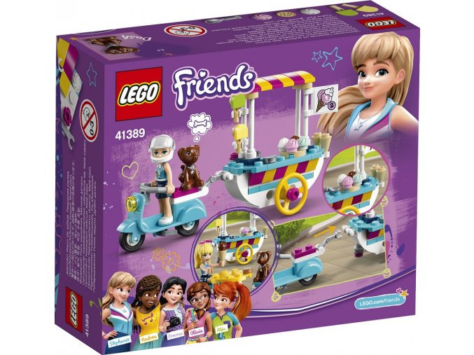 LEGO Friends 41389 Pojízdný zmrzlinový stánek