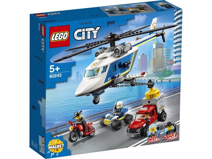 LEGO City 60243 Pronásledování s policejní helikoptérou