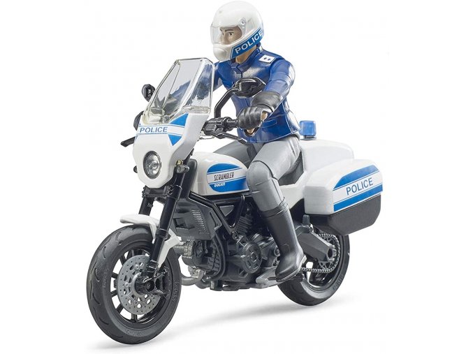 BRUDER 62731 Policejní motorka Ducati s policistou