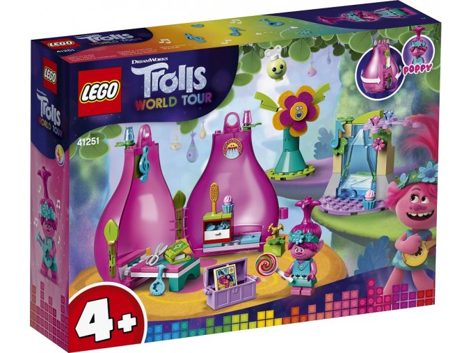 LEGO Trolls 41251 Poppy a její domeček