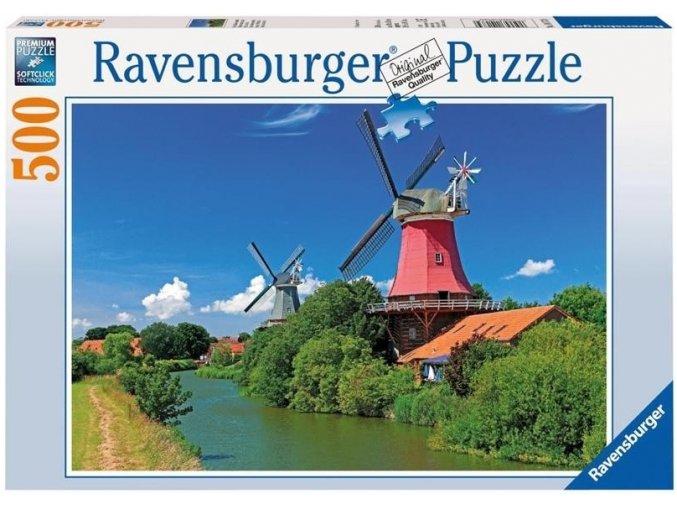puzzle Větrný mlýn 500d, Ravensburger