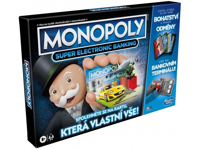 Hasbro Monopoly Super elektronické bankovnictví