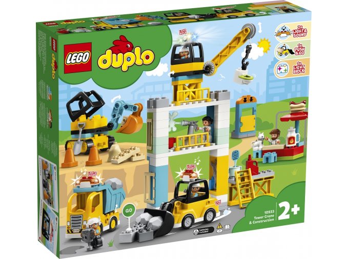 LEGO DUPLO 10933 Stavba s věžovým jeřábem