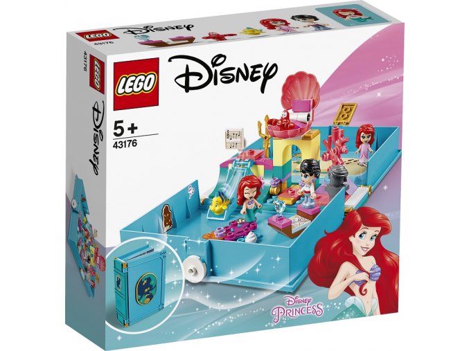 LEGO Disney Princezny 43176 Ariel a její pohádková kniha dobrodružství