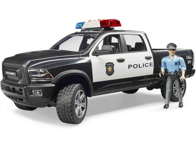 BRUDER 2505 Terénní auto RAM Policie s figurkou