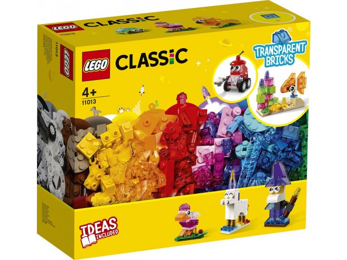 LEGO Classic 11013 Průhledné kreativní kostky