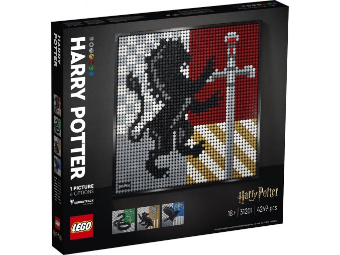 LEGO Art 31201 Harry Potter™ Erby bradavických kolejí