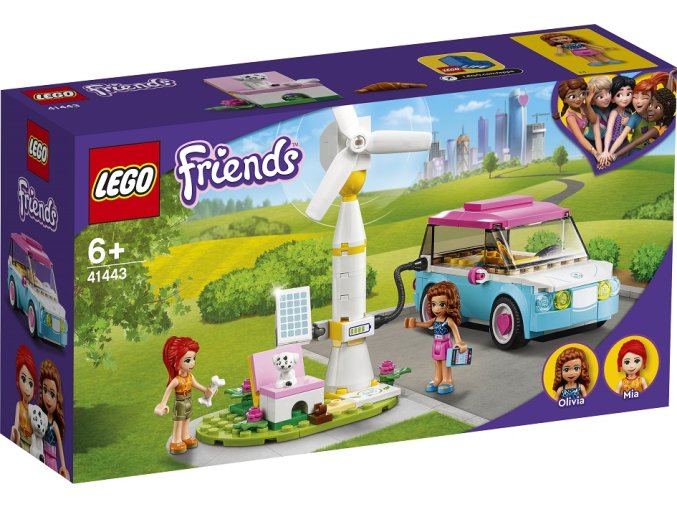 LEGO Friends 41443 Olivia a její elektromobil