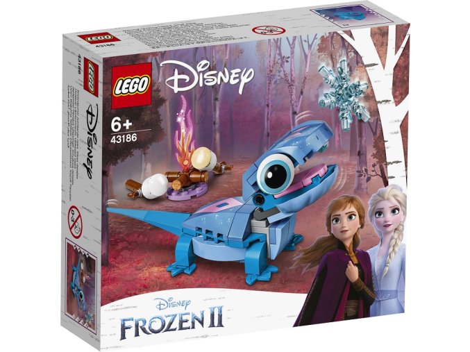 LEGO Disney Princezny 43186 Mlok Bruni – sestavitelná postavička