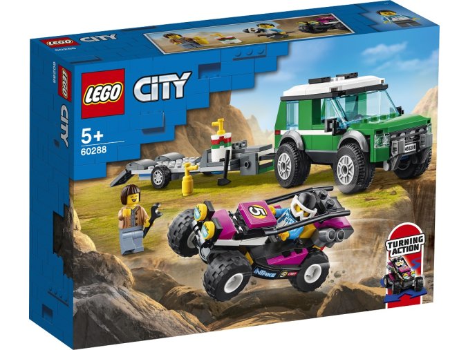 LEGO City 60288 Transport závodní buginy