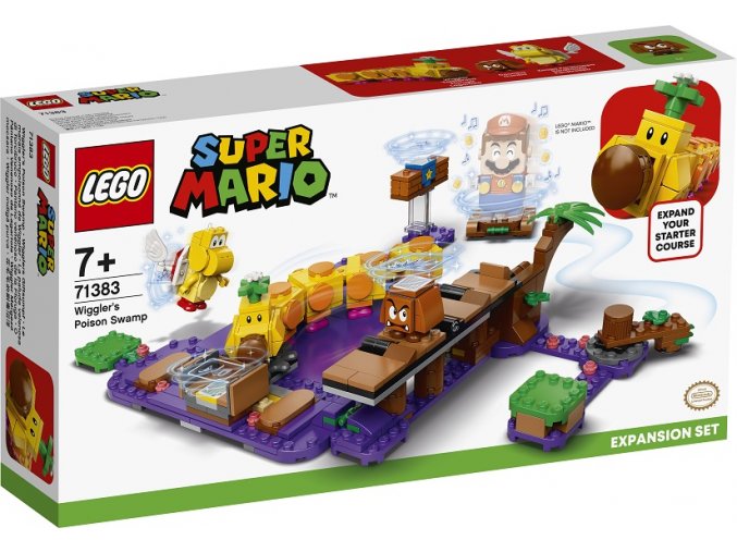 LEGO Super Mario 71383 Wiggler a jedovatá bažina – rozšiřující set