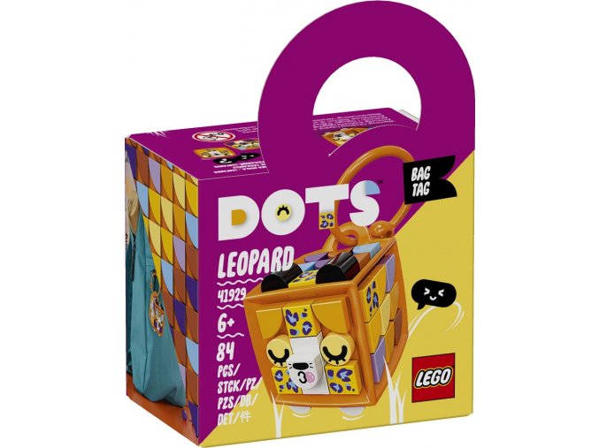 LEGO DOTS 41929 Ozdoba na tašku – leopard